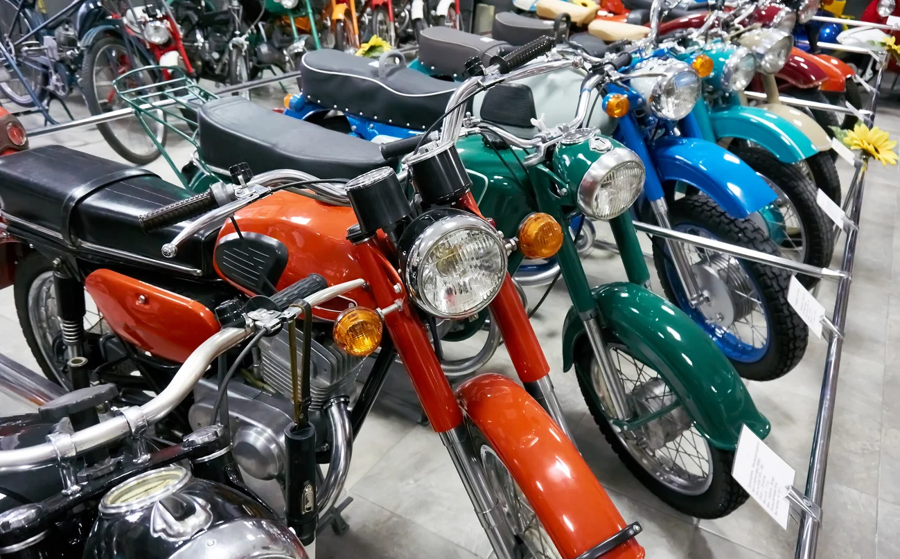 antique motorcycle collection