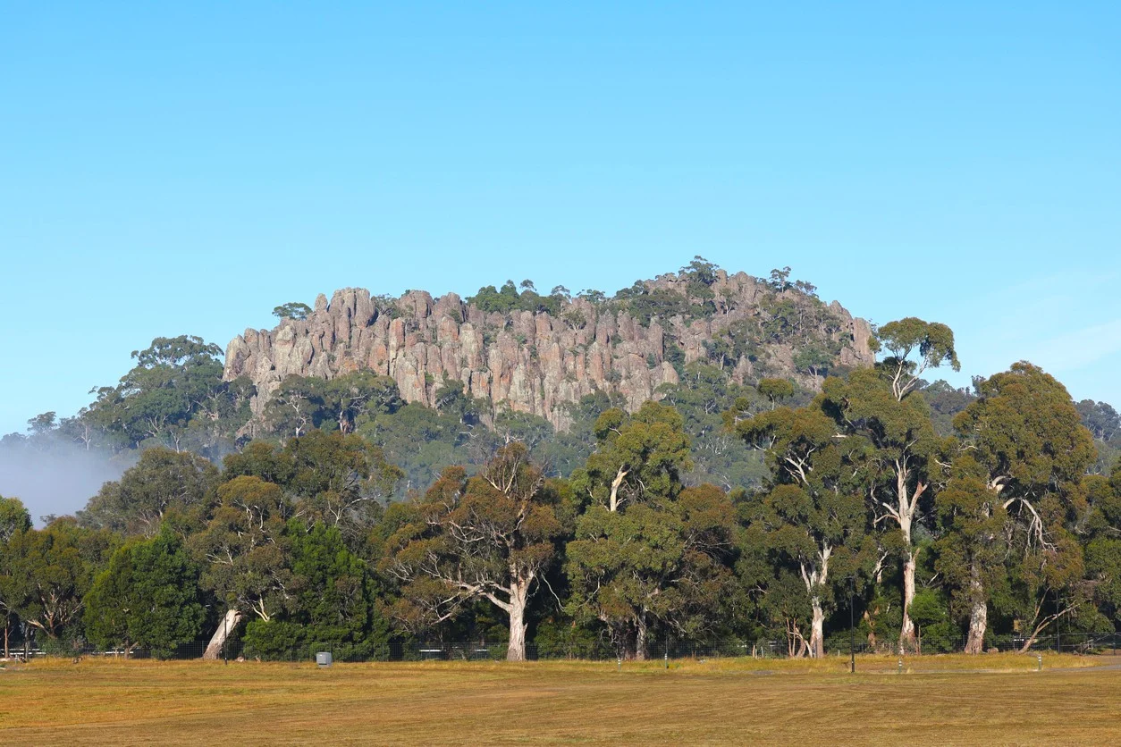 Volcanic rock formation at Hanging Rock Victoria
